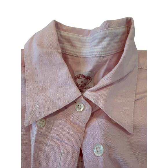 Brooks Brothers Women's Oxford Shirt Pink - Size 8 - Picture 3 of 4